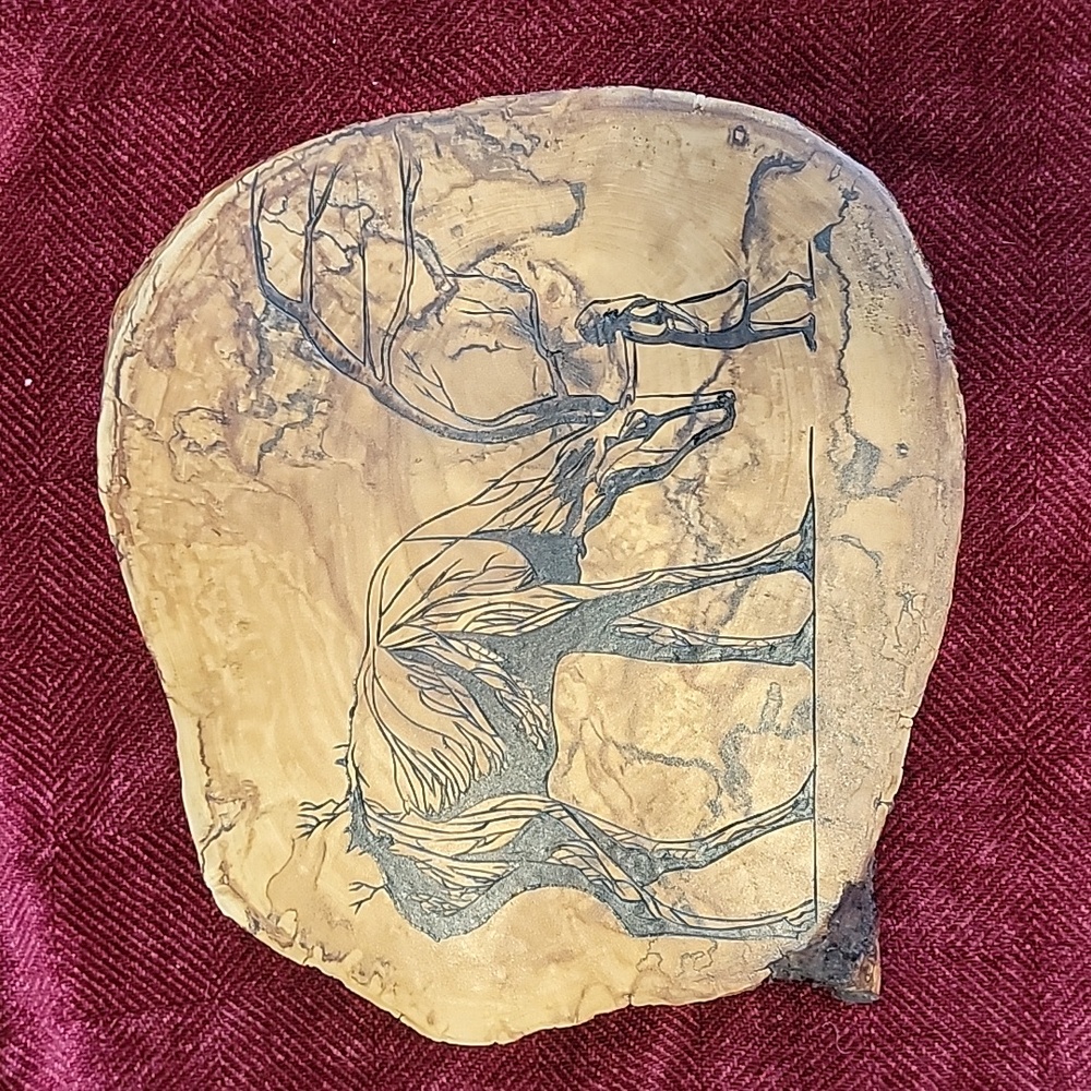 Pyrography art